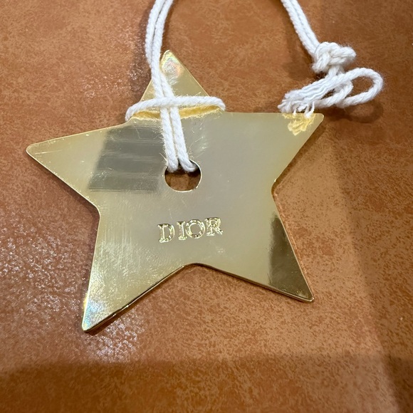 Dior Shimmering Gold Tone Star Decoration - Picture 2 of 3